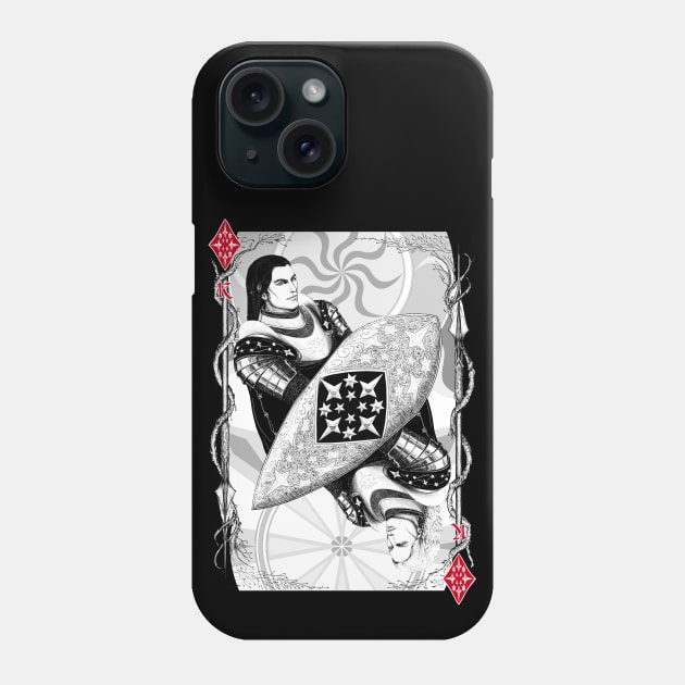 King of Diamonds Phone Case by Sirielle