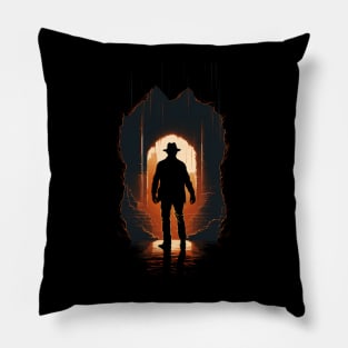 Ancient Enigma - Silhouette - Indy Pillow