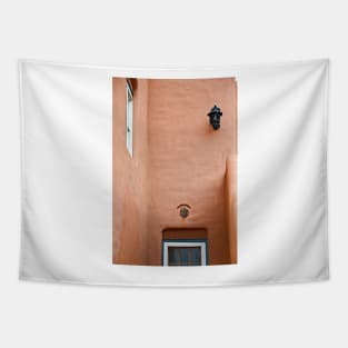 Adobe Wall Window and Lamp Tapestry