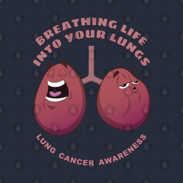 Breathing Life - Lung Cancer Awareness by Art Focus