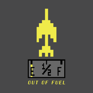 Out Of Fuel 8 Bit T-Shirt