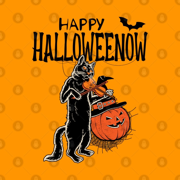 Halloween Cat Haunted Gift by pht