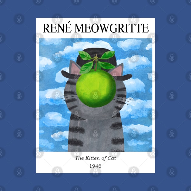 Rene Meowgritte by Planet Cat Studio