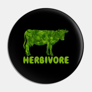 Herbivore Funny Vegan Gift Pin