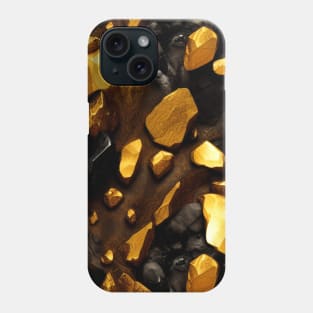 Gold nuggets Phone Case