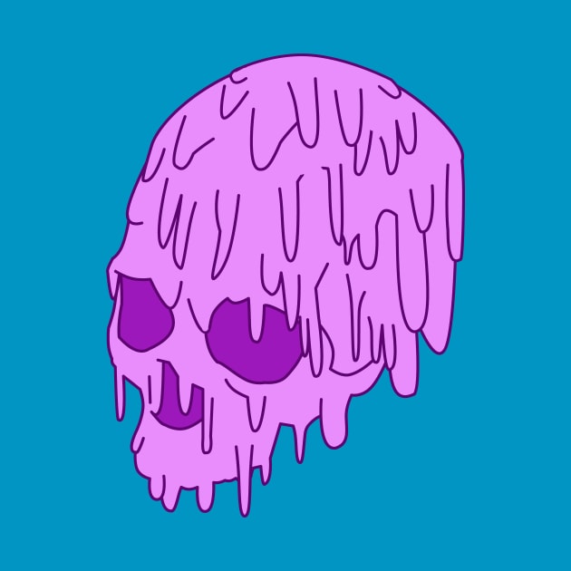 Pink Grime Skull by TipToeTee