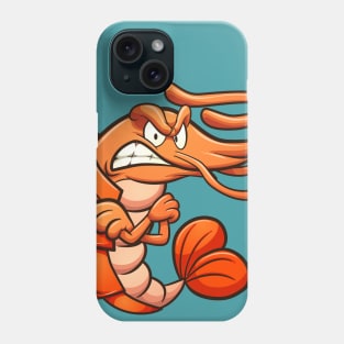 Angry shrimp Phone Case