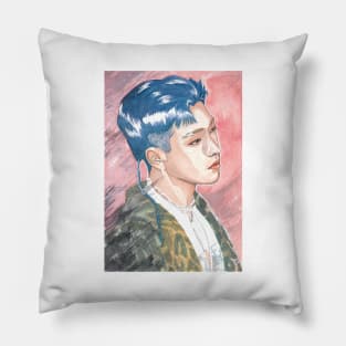 Kim Hongjoong ATEEZ Watercolour Painting Pillow