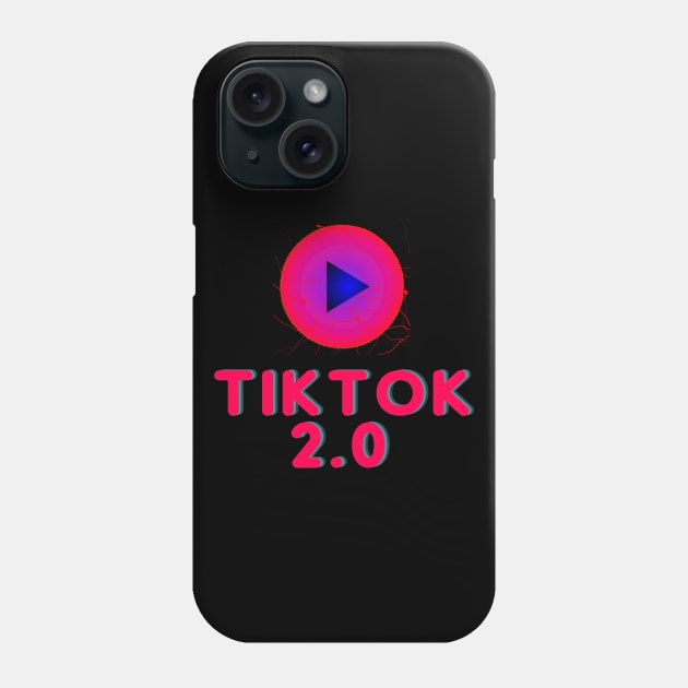 Tik Tok 2.0 Design Phone Case by 6figurebro@gmail.com