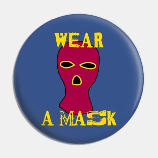 Wear A Mask Pin