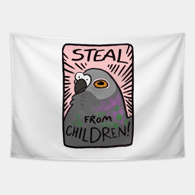 Steal From Children! Tapestry by ProfessorBees