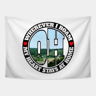 Heart Stays Home - Ohio Tapestry