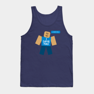 Roblox Tank Tops Teepublic - noob scary denisdaily roblox shirt roblox