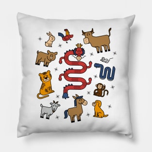 12 Chinese zodiac Pillow