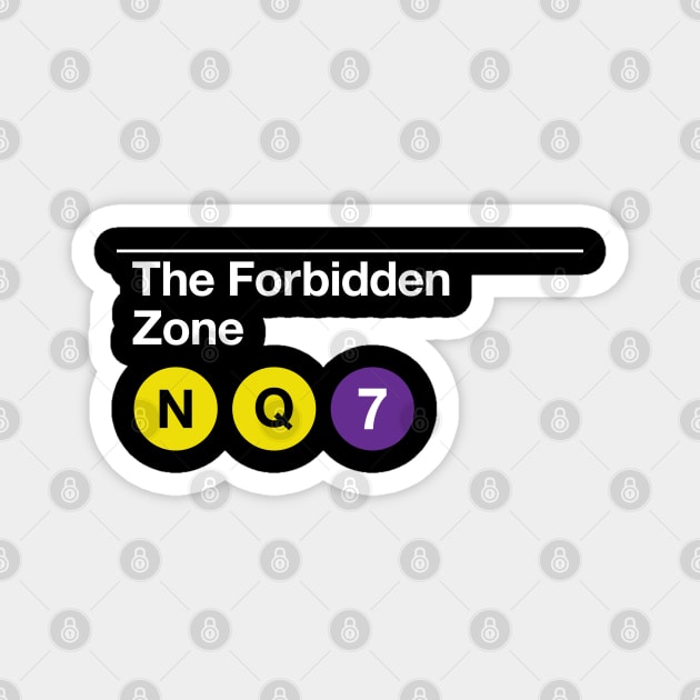 The Forbidden Zone Magnet by DesignWise