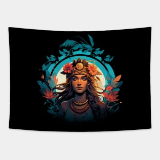 Tribal queen Tapestry