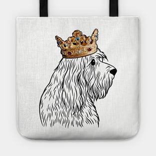 Otterhound Dog King Queen Wearing Crown Tote