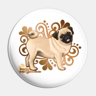 Fawn Pug Pin