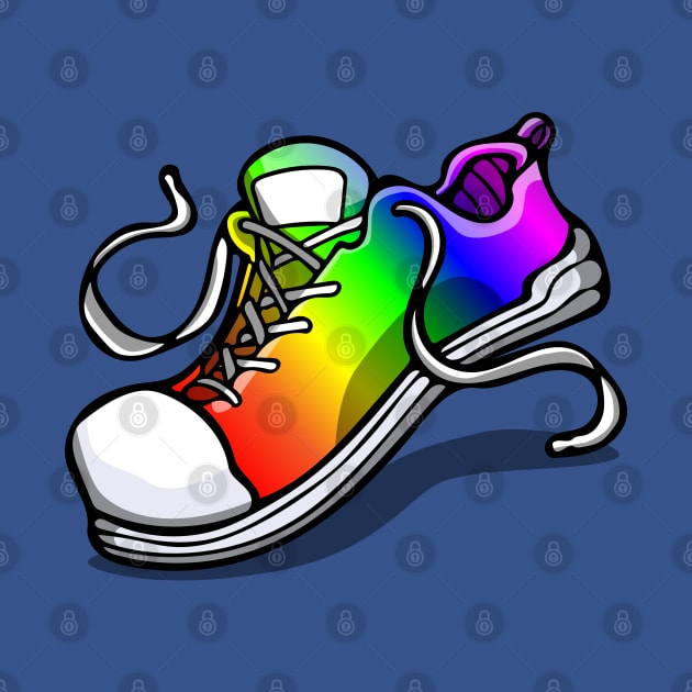 Pride Shoe *Rainbow* by deancoledesign
