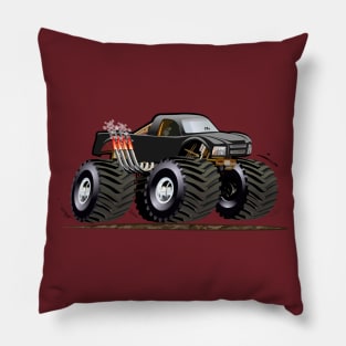 Cartoon monster truck Pillow