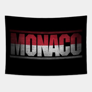 Monaco Retro Flag for Men Women Monaco National Pride Tapestry