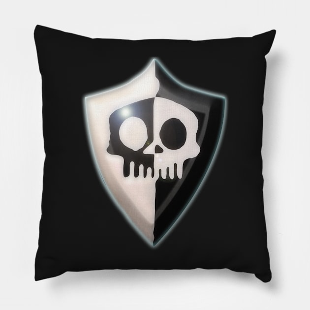 Sir Dan's Shield. Pillow by Steampunkd