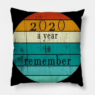 2020 a year to remember Pillow