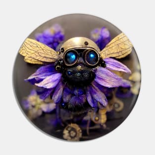 Purple Bee Journey Pin