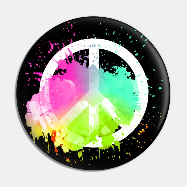 Peace of a Rainbow - Sherbet Pin by Leroy Binks