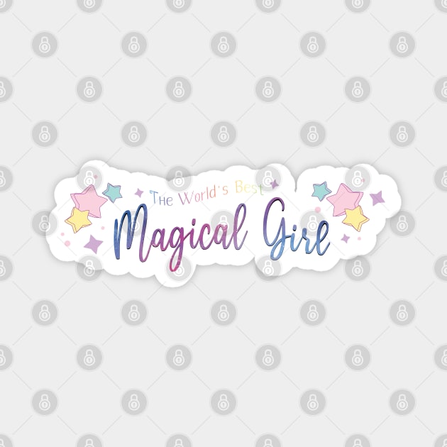 World's Best Magical Girl Magnet by CharismaCat