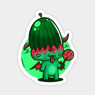 watermelon monster Magnet