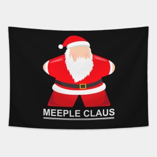 Christmas Board Game Meeple Claus (Red) - Board Games Design - Gaming Art Tapestry