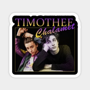 Timothee Chalamet retro style Magnet