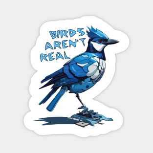 Birds aren't real Blue Jay Magnet