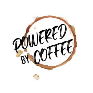 Powered by Coffee: Coffee Stain T-Shirt