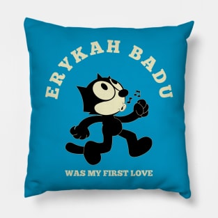 erykah badu my first love Pillow