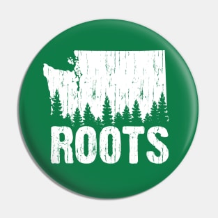 Roots - Washington State (Rustic) Pin