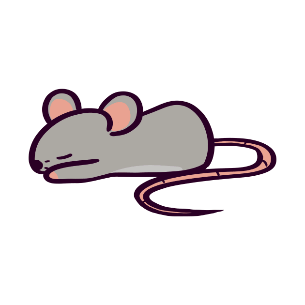 Cute Sleepy Rat by ThumboArtBumbo