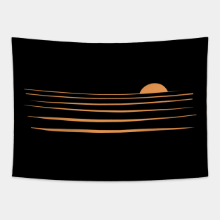 Retro beach days Tapestry