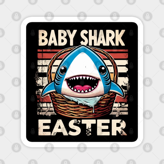 Baby Shark Easter Magnet by Cutetopia