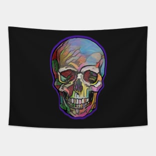 The Happy Skull (Purple) Tapestry