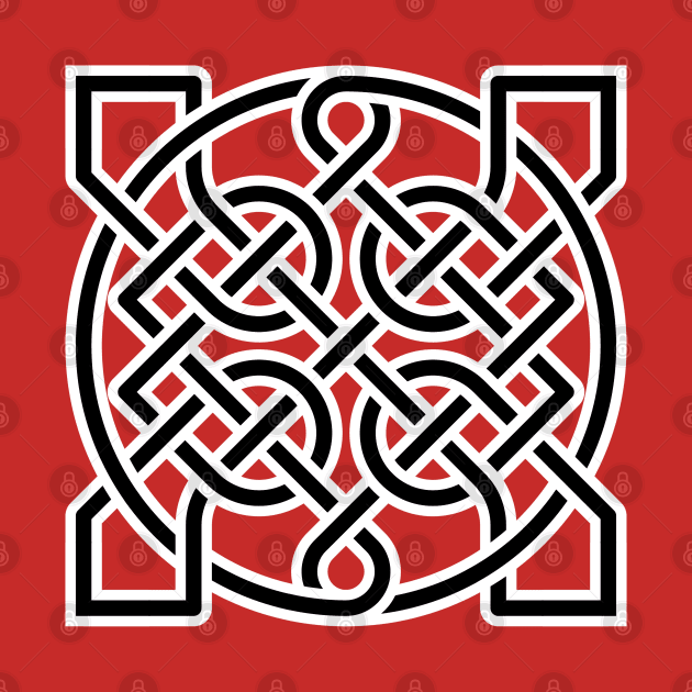 Celtic Ornamental Knot Geometric Design 3 by taiche