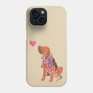 Watercolour Bloodhound Phone Case