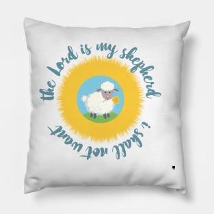 Christian Design - The Lord is my Shepherd Psalm 23 Pillow