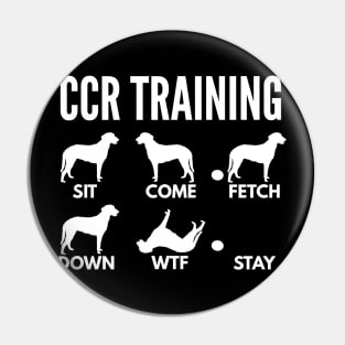 CCR Training Curly-Coated Retriever Tricks Pin