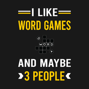 3 People Word Games T-Shirt