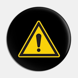 Danger sign Pin