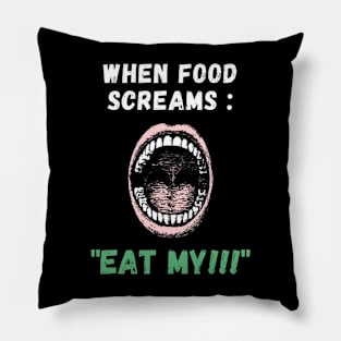 Eat me Pillow