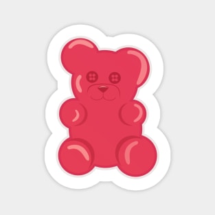 pink gummy bear Magnet