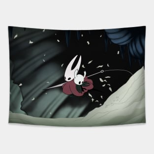 Hollow Knight Hornet and Little Ghost Tapestry